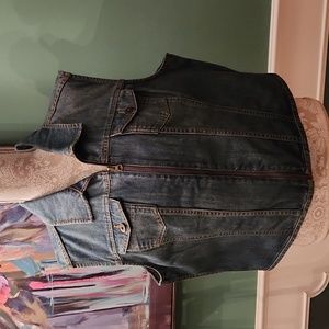 Ruff Hewn  blue jean Vest